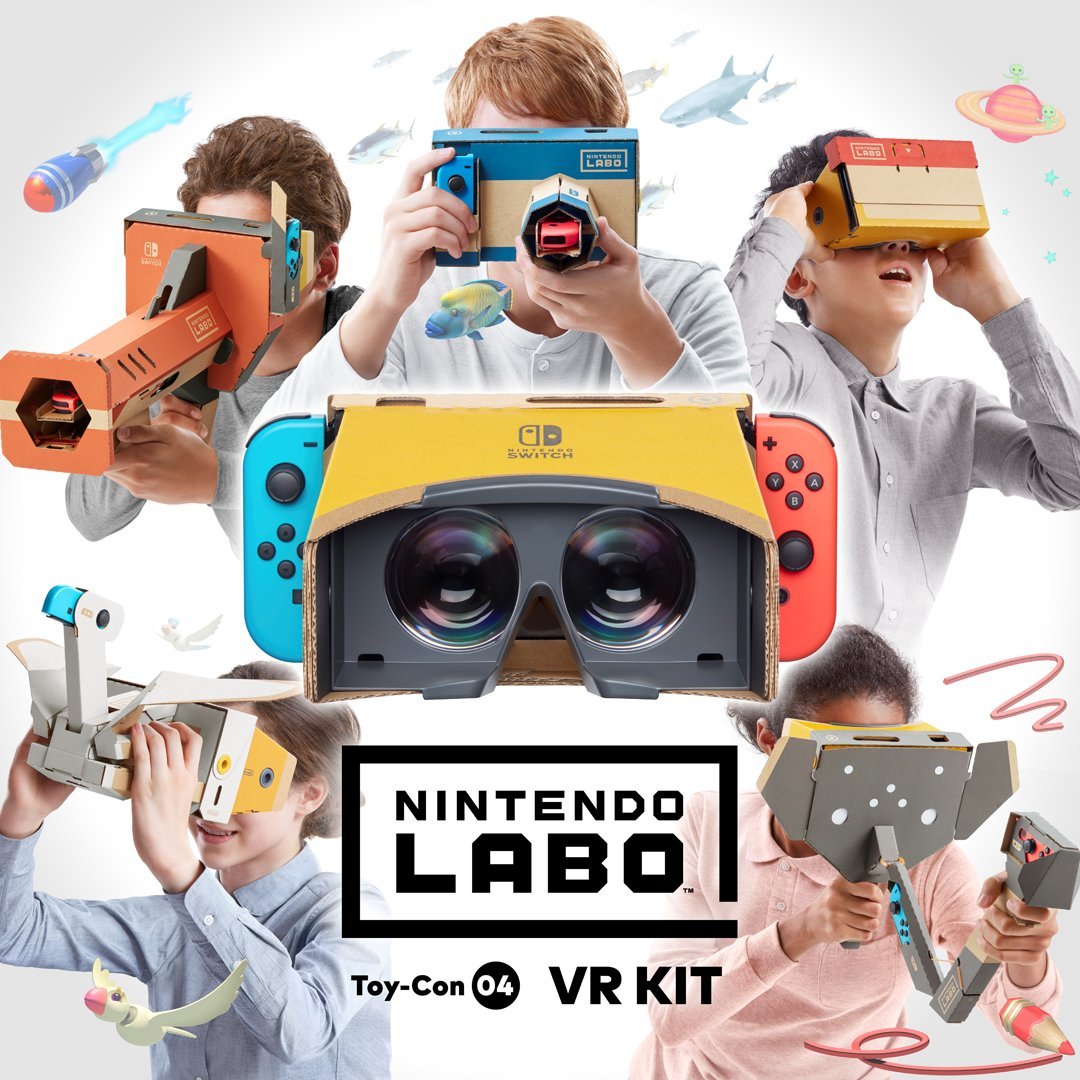 Annunciato il Nintendo Labo Toy-Con 04: VR Kit!