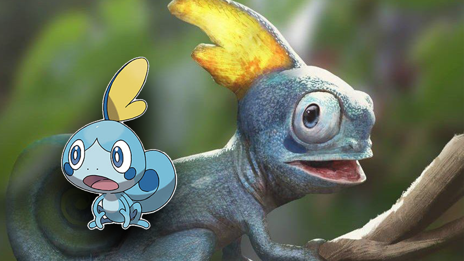 Come sarebbe Sobble in Detective Pikachu?