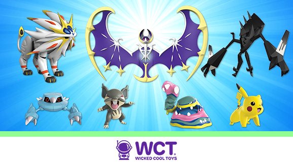 Ecco delle fantastiche nuove action figures Pokémon!