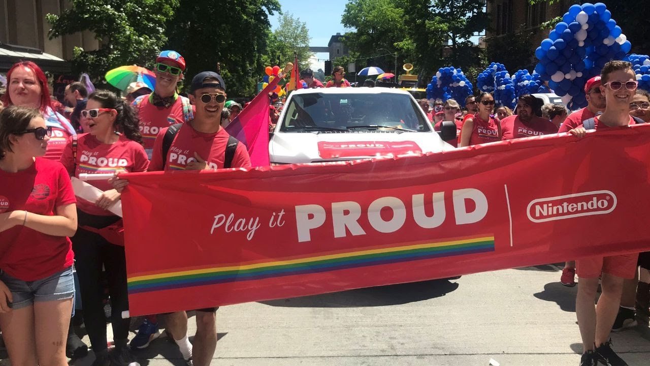 Nintendo, Sony e Microsoft marciano al Pride Parade 2019