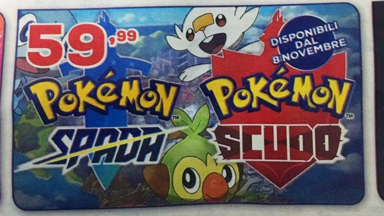 Pokémon Spada e Scudo in vendita dall’8 novembre in Italia?!