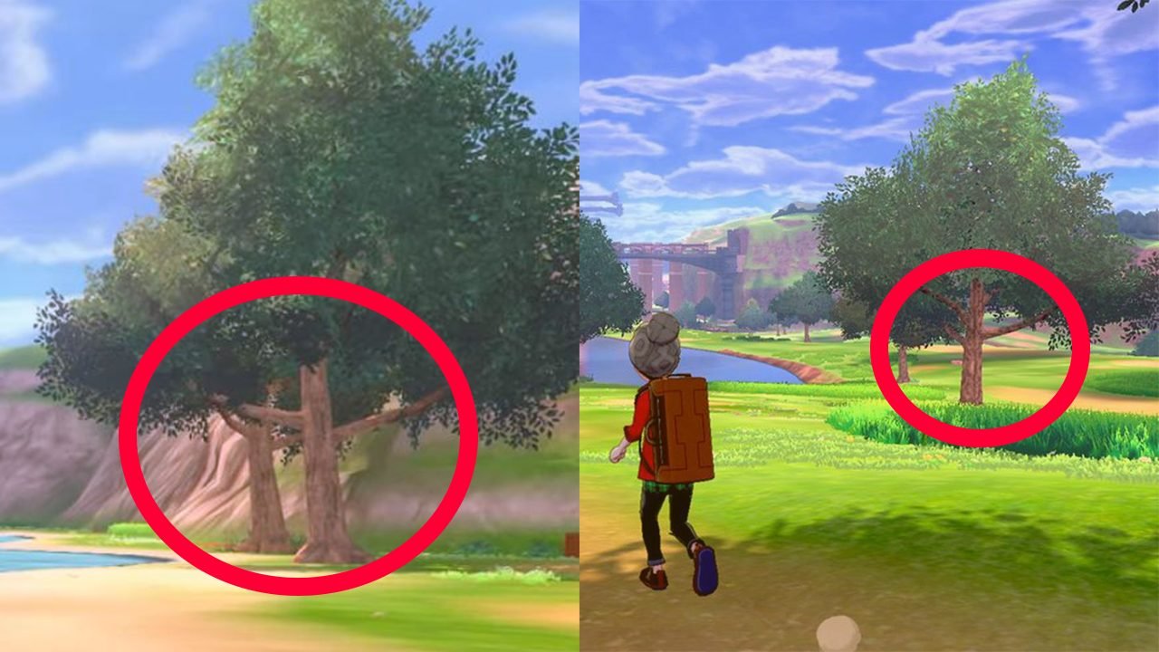GAME FREAK ha ascoltato i fan e ha migliorato la grafica degli alberi di Pokémon Spada e Scudo
