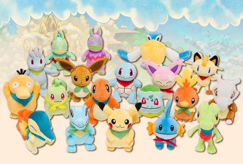 Annunciati dei fantastici peluche in occasione dell’uscita di Pokémon Mystery Dungeon: squadra soccorso DX!