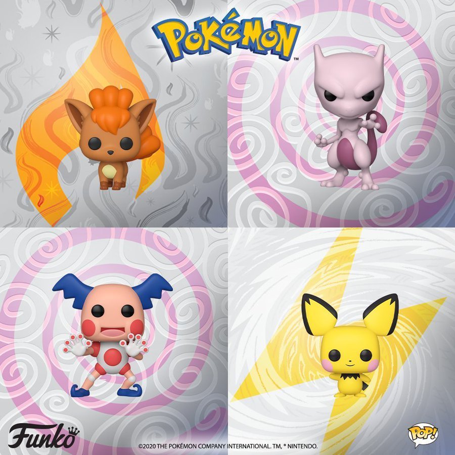 Funko ha annunciato l’arrivo di 4 nuovi Pokémon POP: Pichu, Vulpix, Mr. Mime e Mewtwo!