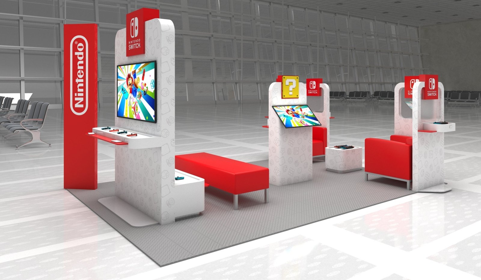 Stand Nintendo Switch negli aeroporti? Beh, negli USA sì!