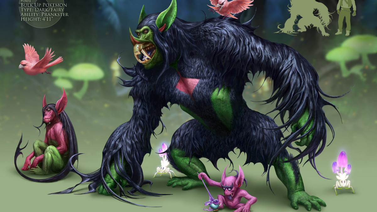 Un artista rappresenta Grimmsnarl nel mondo reale!