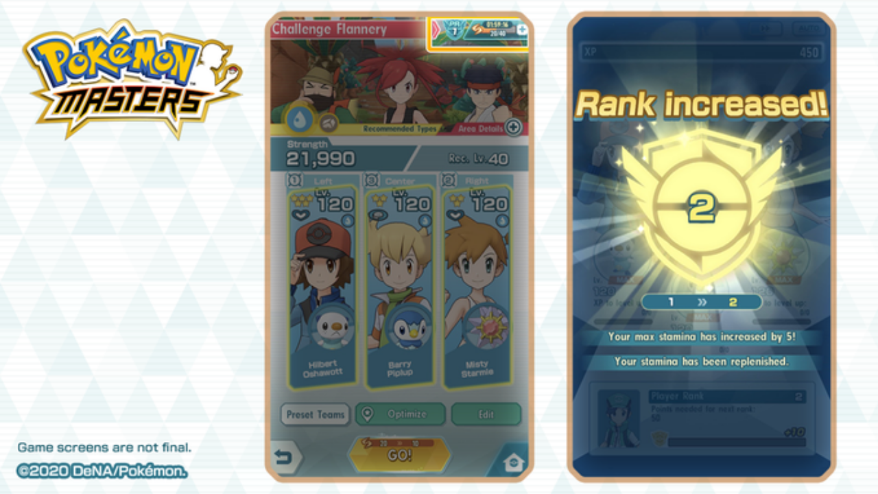 Pokémon Masters: ora serve l’energia per affrontare alcune lotte!