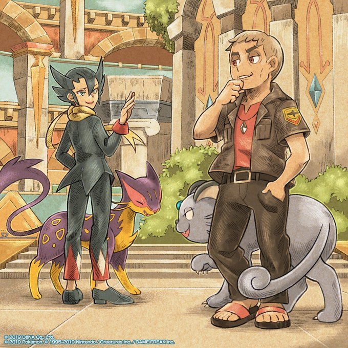 Pokémon Masters EX: Mirton e Augusto si mostrano in una nuova immagine promozionale!