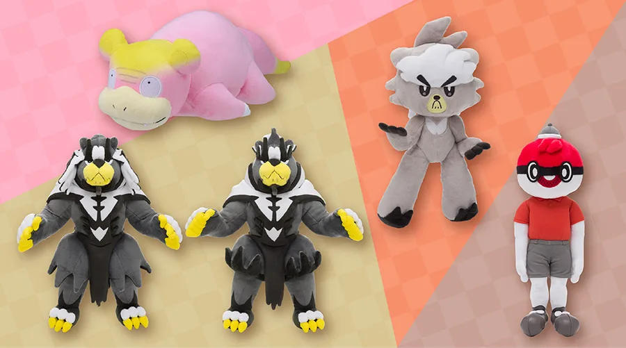 In arrivo i peluche di Kubfu, Urshifu, Slowpoke e Ballino nei Pokémon Center!