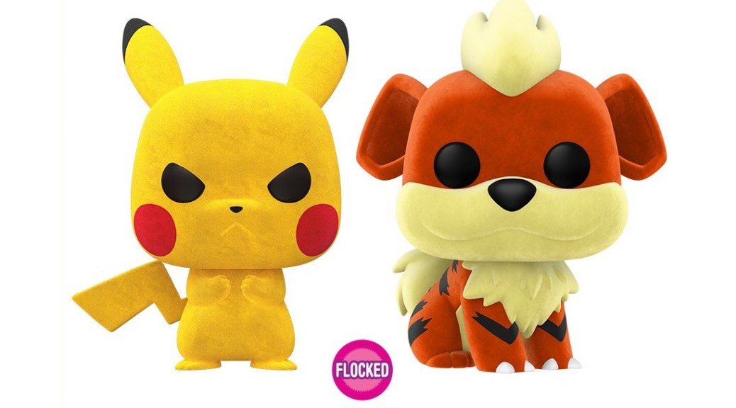 Funko Pop: in arrivo dei nuovi Pikachu e Growlithe in versione vellutata!