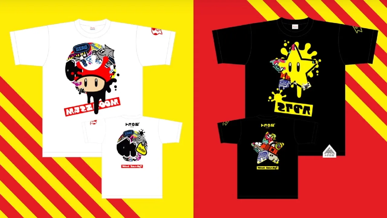 Acquistabili le magliette di Splatoon 2 a tema Super Mario