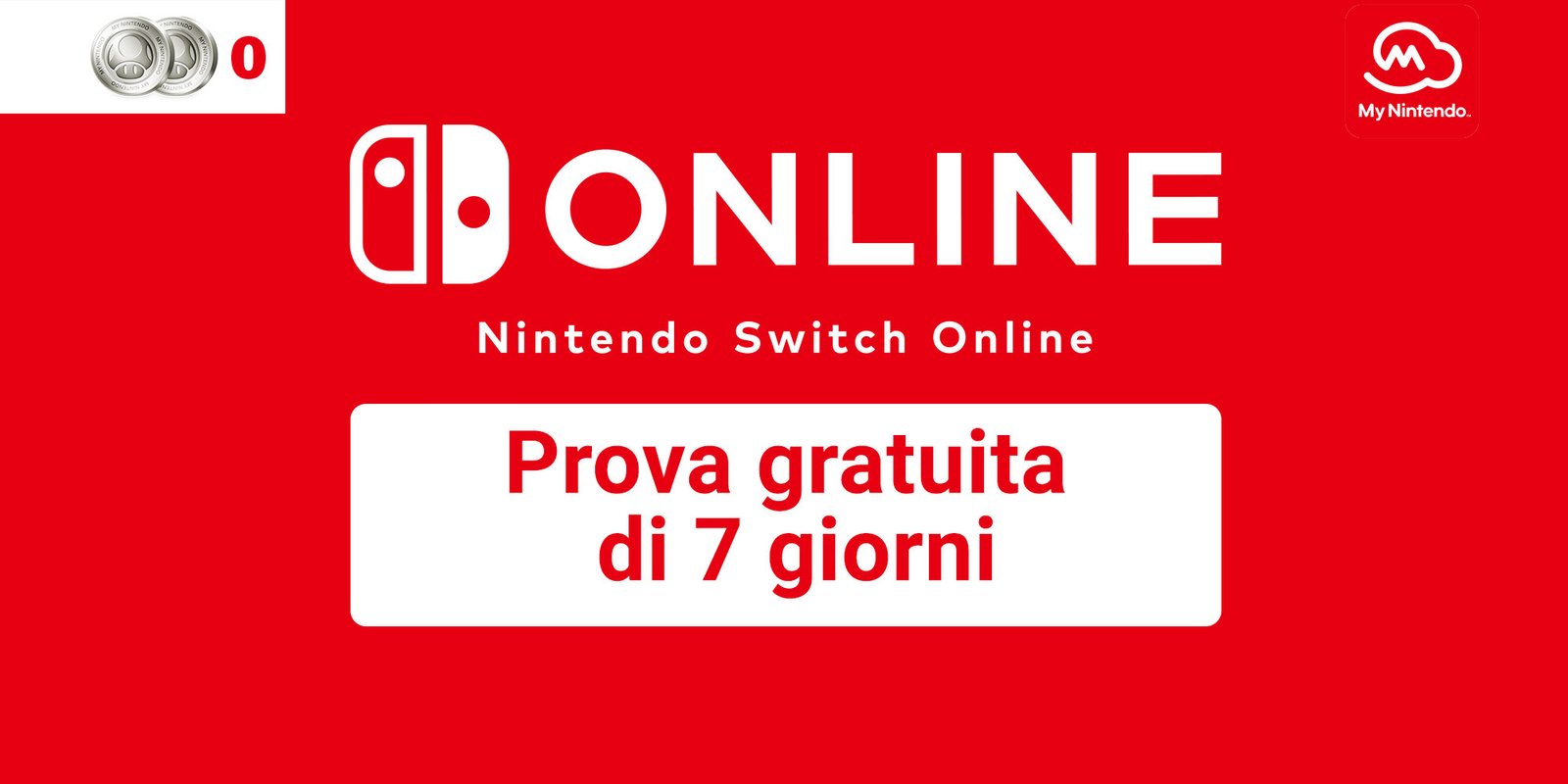 Disponibile un periodo di prova gratuita di 7 giorni per Nintendo Switch Online!