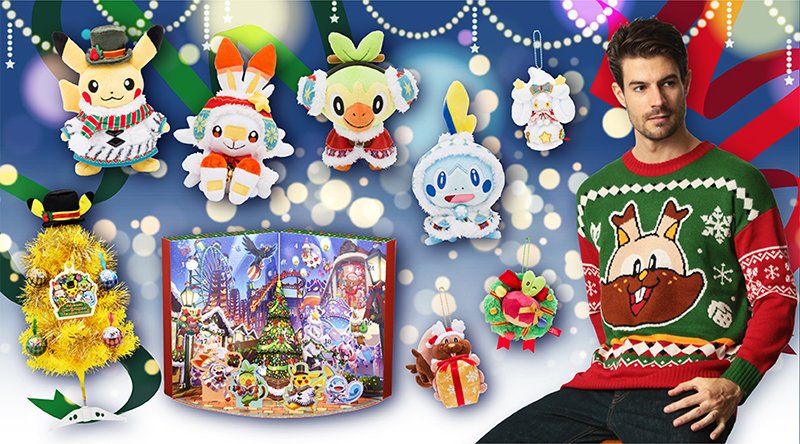 Merchandise Pokémon a tema natalizio in arrivo nei Pokémon Center giapponesi!