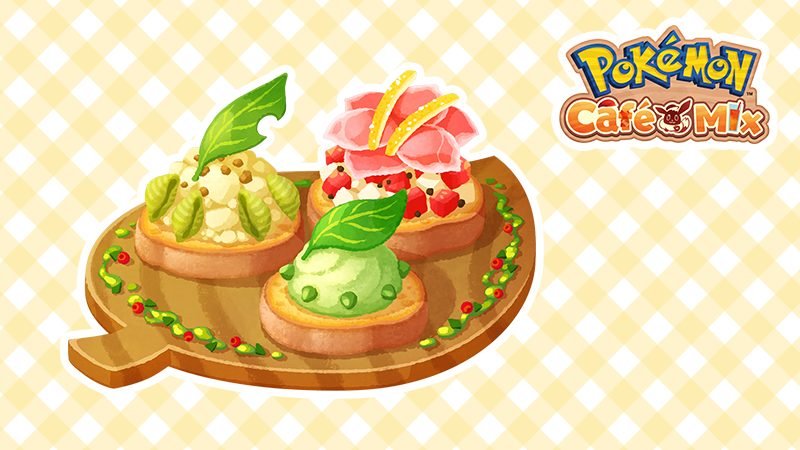 Pokémon Café Mix: in arrivo la “Bruschetta Chikorita”!