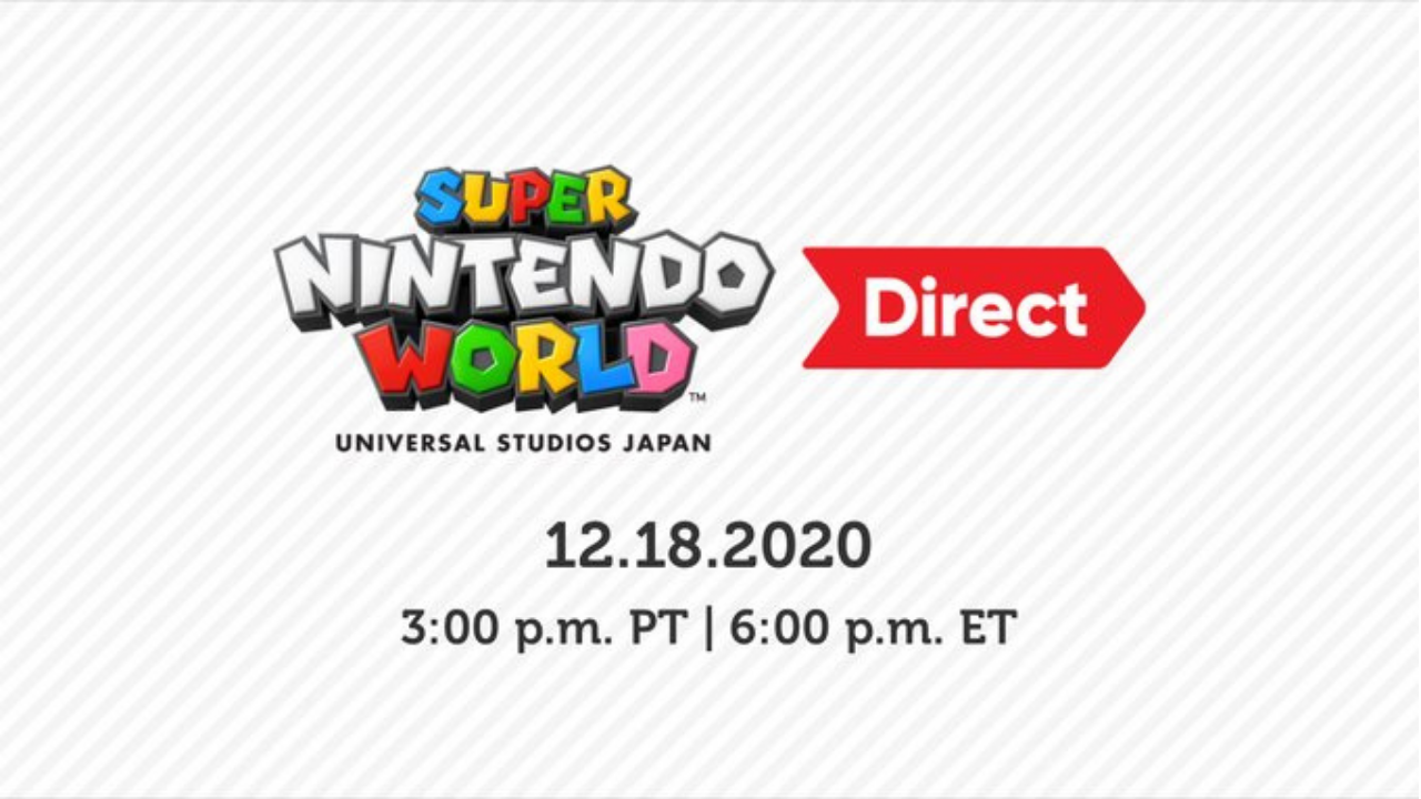 Il Super Nintendo World Direct è in arrivo stanotte!