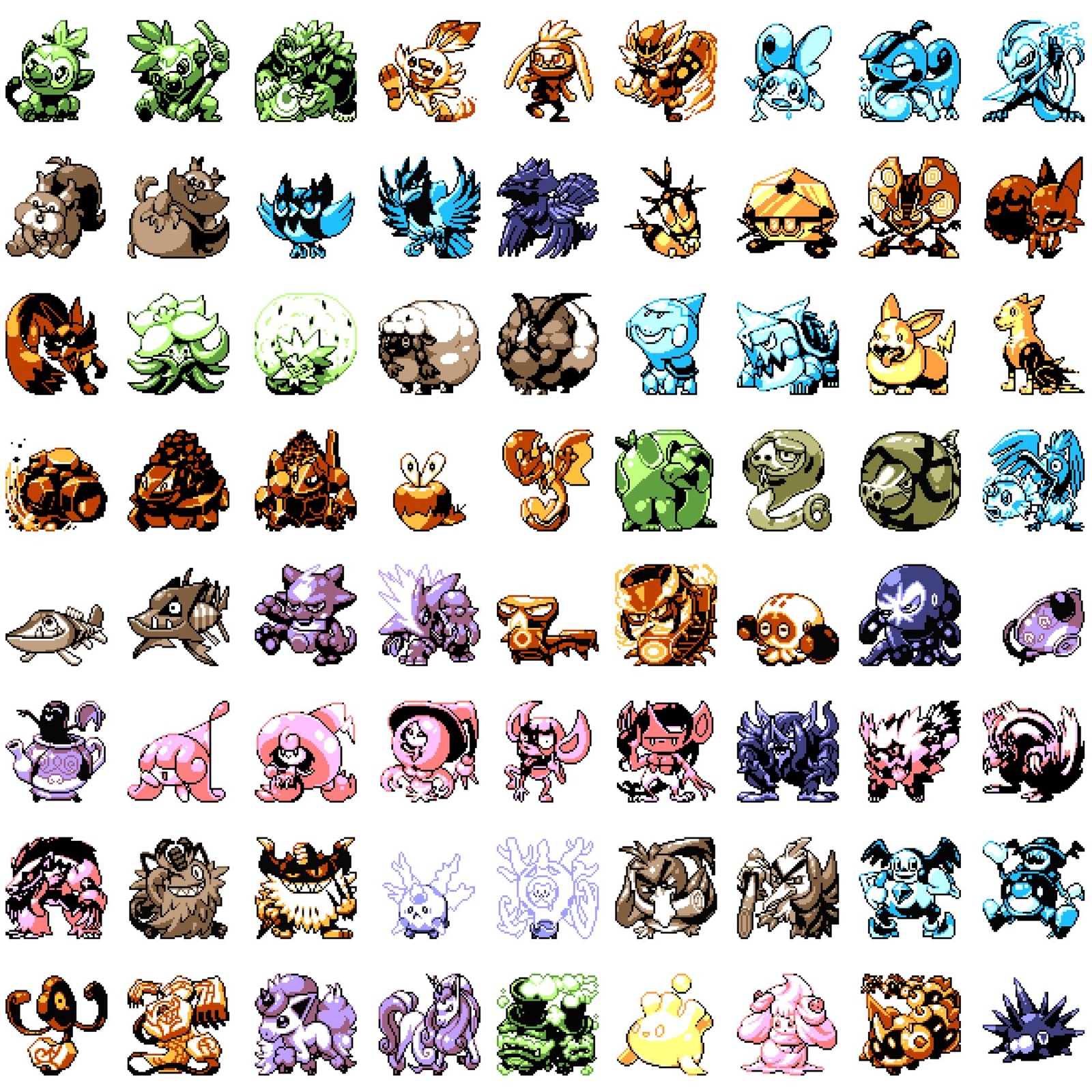 Fan Pokémon ricrea l’ultima generazione in pixelart!