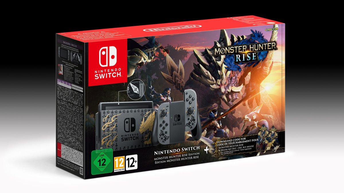 Ecco il nuovo bundle Nintendo Switch di Monster Hunter Rise, disponibile tra non molto in tutti i negozi!