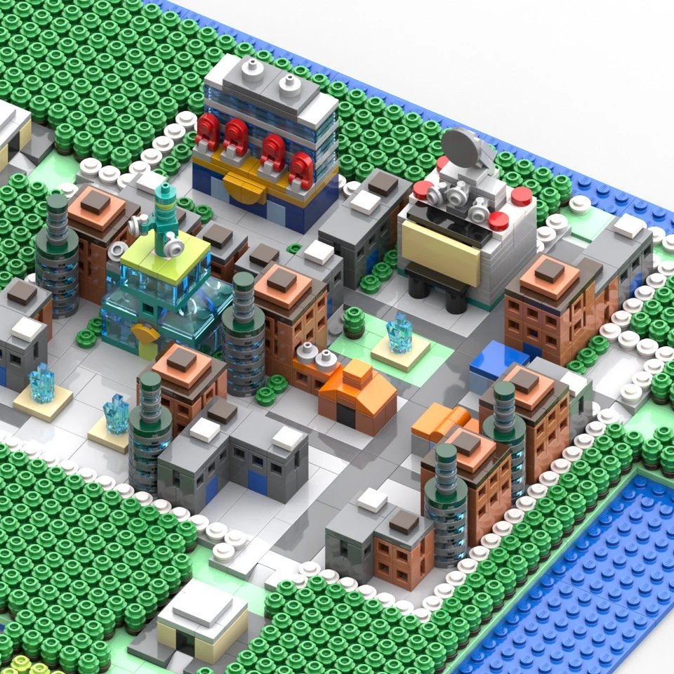 Un fan ricrea la regione di Sinnoh usando i LEGO!