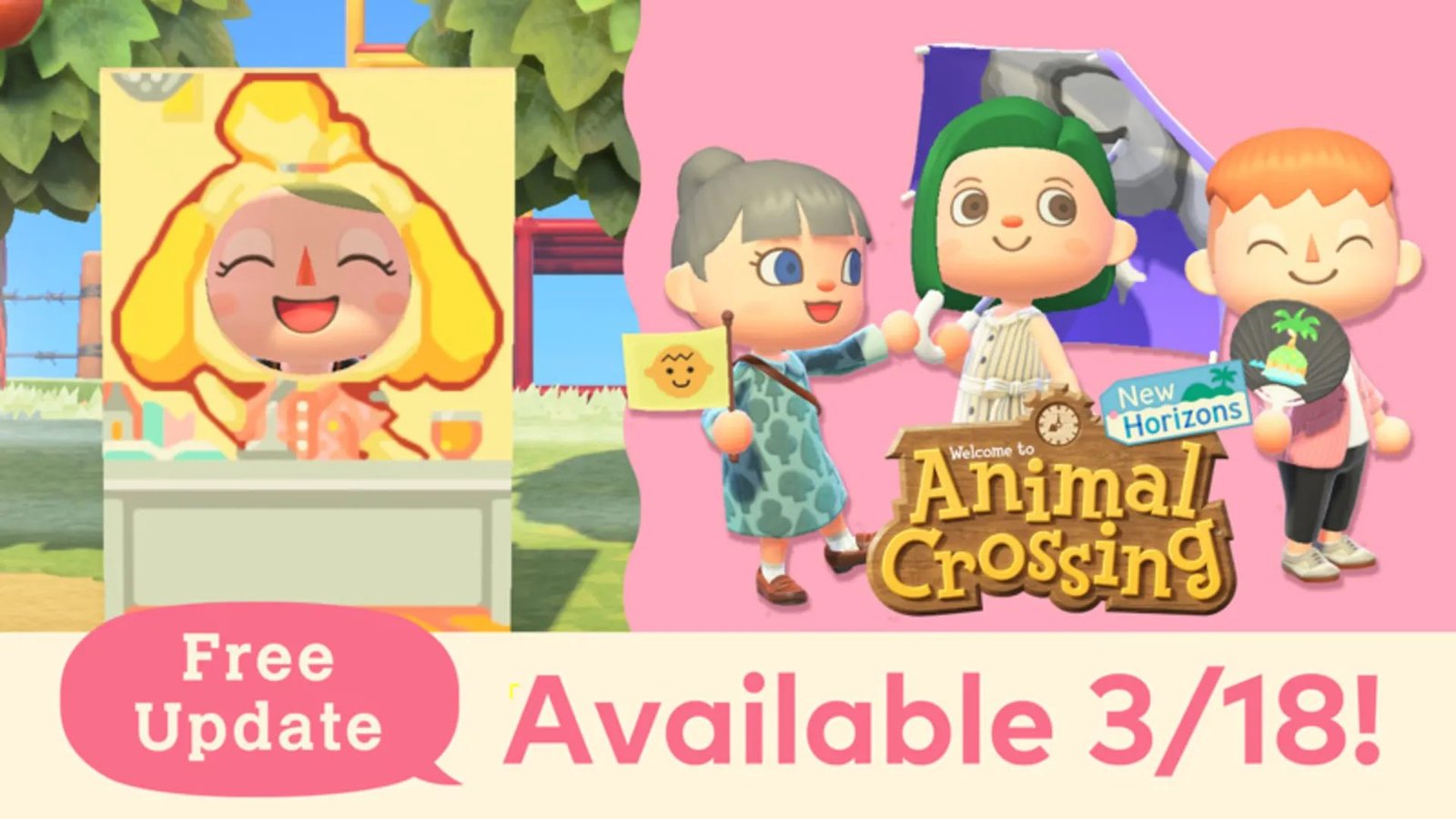 In arrivo l’update gratuito del primo anniversario di Animal Crossing: New Horizons!