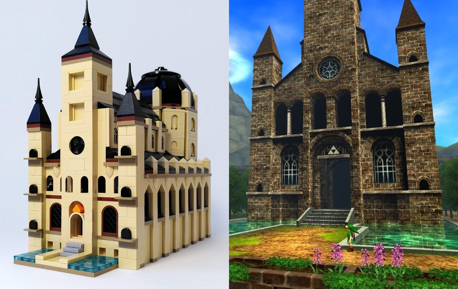 Un fan di The Legend of Zelda ricostruisce il Santuario del Tempio in LEGO!