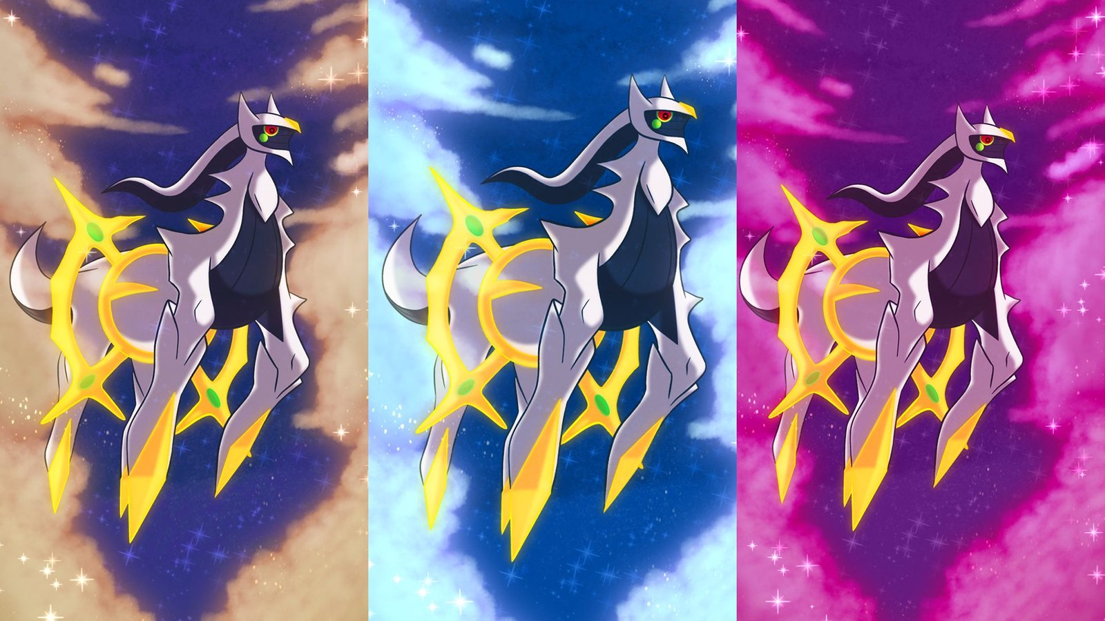 Scarica nuovi sfondi Pokémon dedicati ad Arceus!