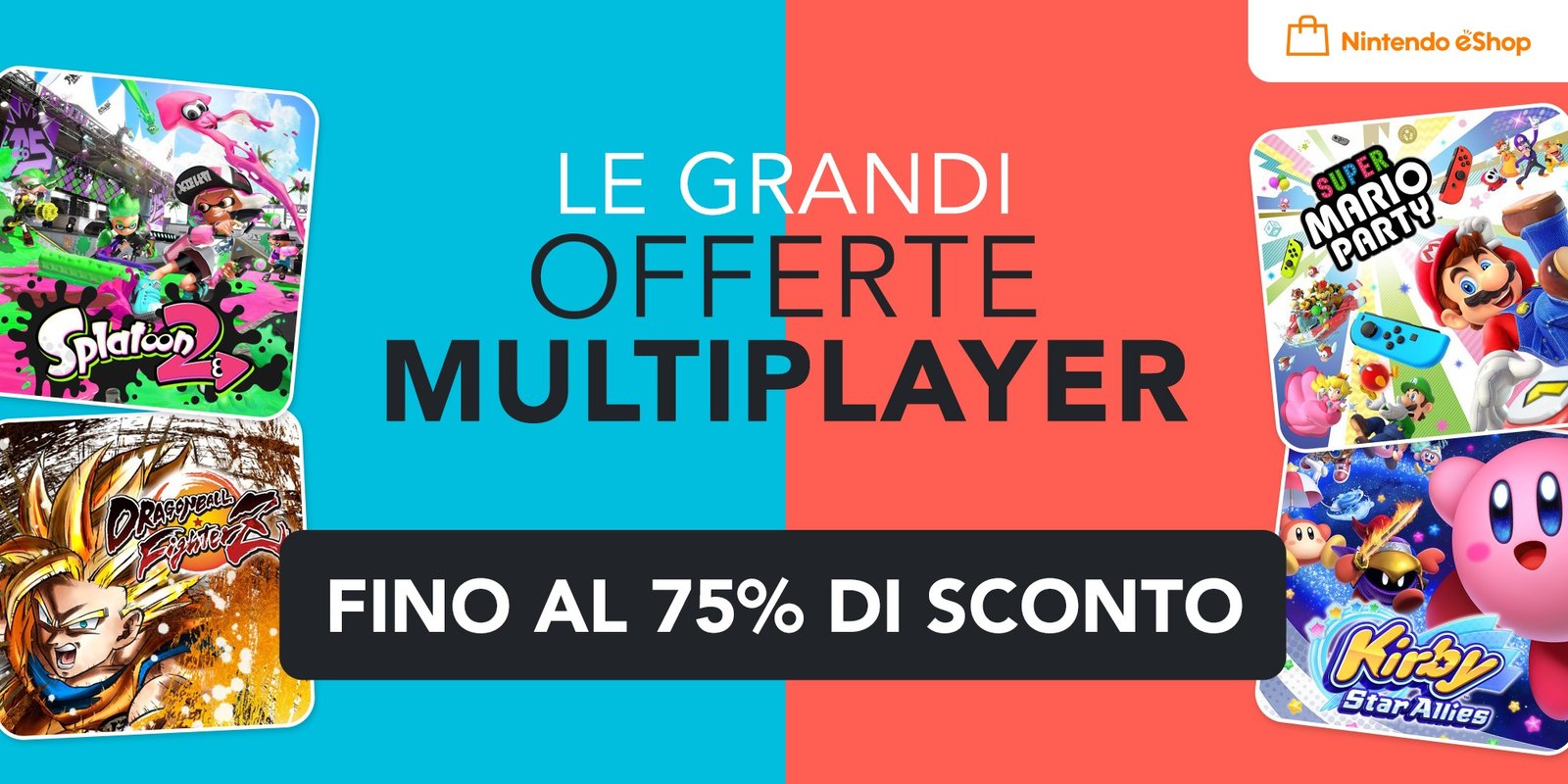 Iniziano gli sconti per i titoli multiplayer sul Nintendo eShop!