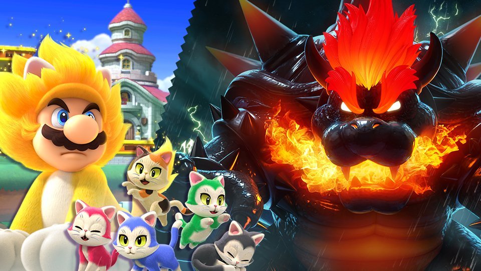 Super Smash Bros. Ultimate: ecco gli spiriti di Super Mario 3D World + Bowser’s Fury!