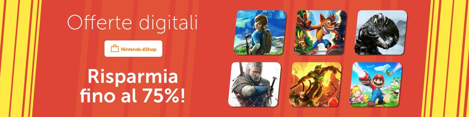 Sono iniziati gli sconti fino al 75% sul Nintendo eShop!