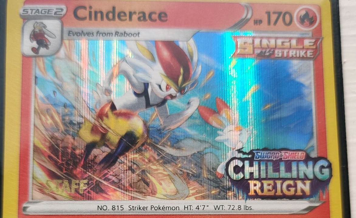 Cinderace Promo Staff