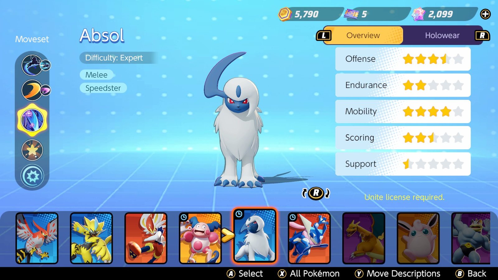 Pokémon UNITE: disponibile la licenza temporanea di Absol, Greninja, Mr.Mime e Ninetales di Alola