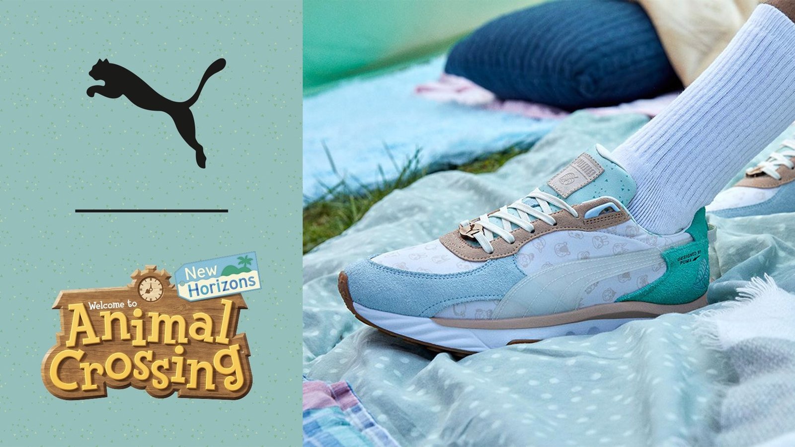 Ecco i prodotti della collezione PUMA x Animal Crossing!