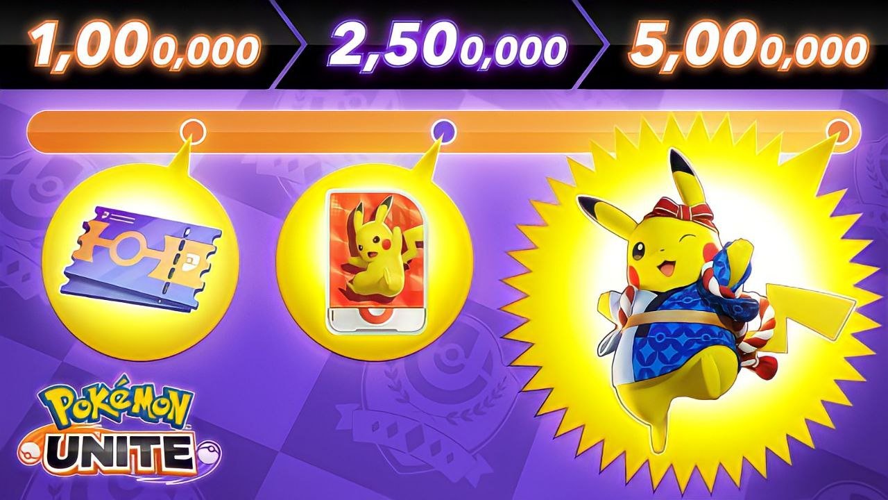 Pokémon UNITE: grazie al numero di utenti preregistrati è stata sbloccata l’Holowear Speciale di Pikachu!