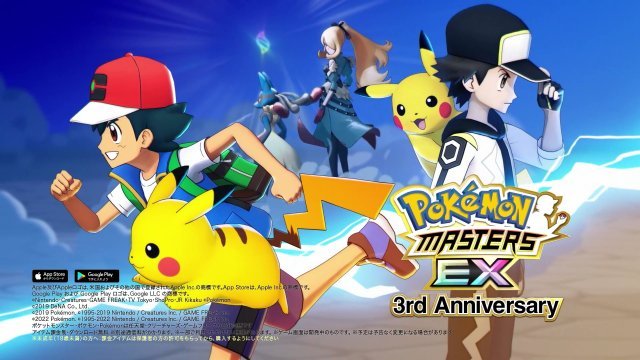Pokémon Masters EX: Ash, Camilla e Rosso sono i protagonisti del terzo anniversario 