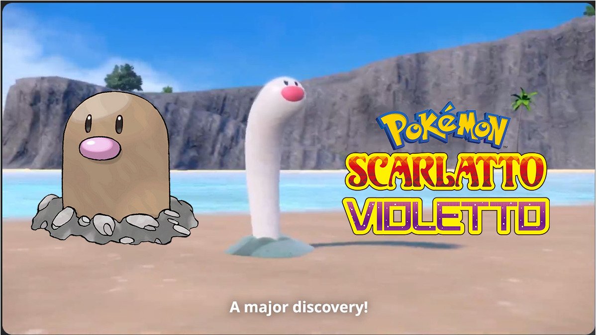 Pokémon Scarlatto e Violetto, svelato un nuovo Pokémon che somiglia... a Diglett?