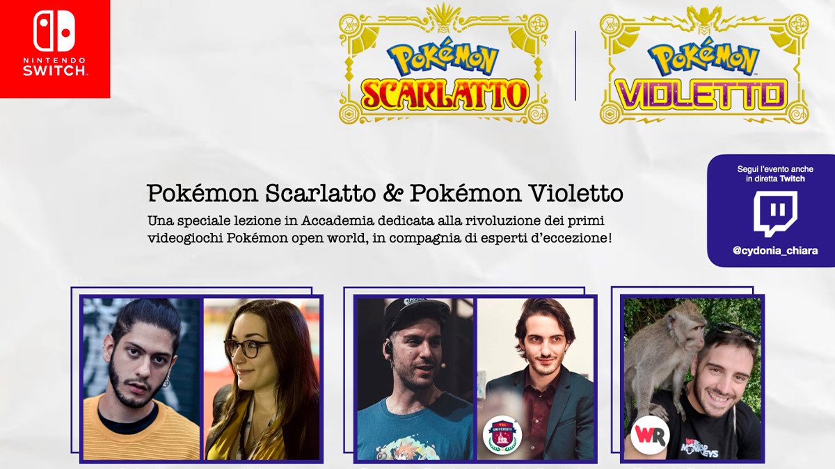 Pokémon Scarlatto e Violetto, evento all’Università IULM di Milano con Cydonia, Pardini e tanti altri