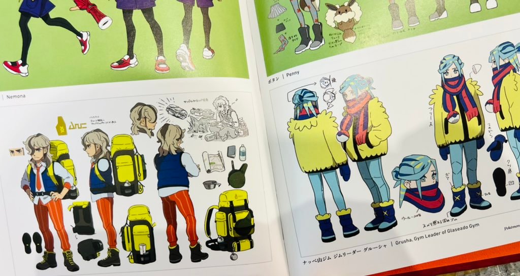 Pokémon Scarlatto e Violetto: rivelate alcune pagine dell’artbook ufficiale