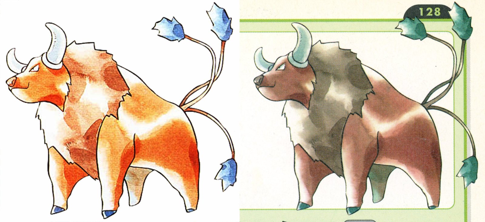 Pokémon: ri-scannerizzati vecchi artwork di Sugimori, e c’è tanta differenza