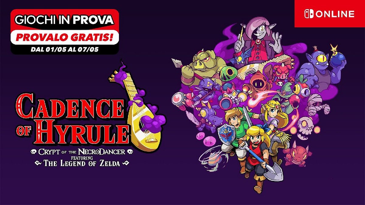 Cadence of Hyrule: Crypt of the NecroDancer Featuring The Legend of Zelda è disponibile gratuitamente per un periodo limitato
