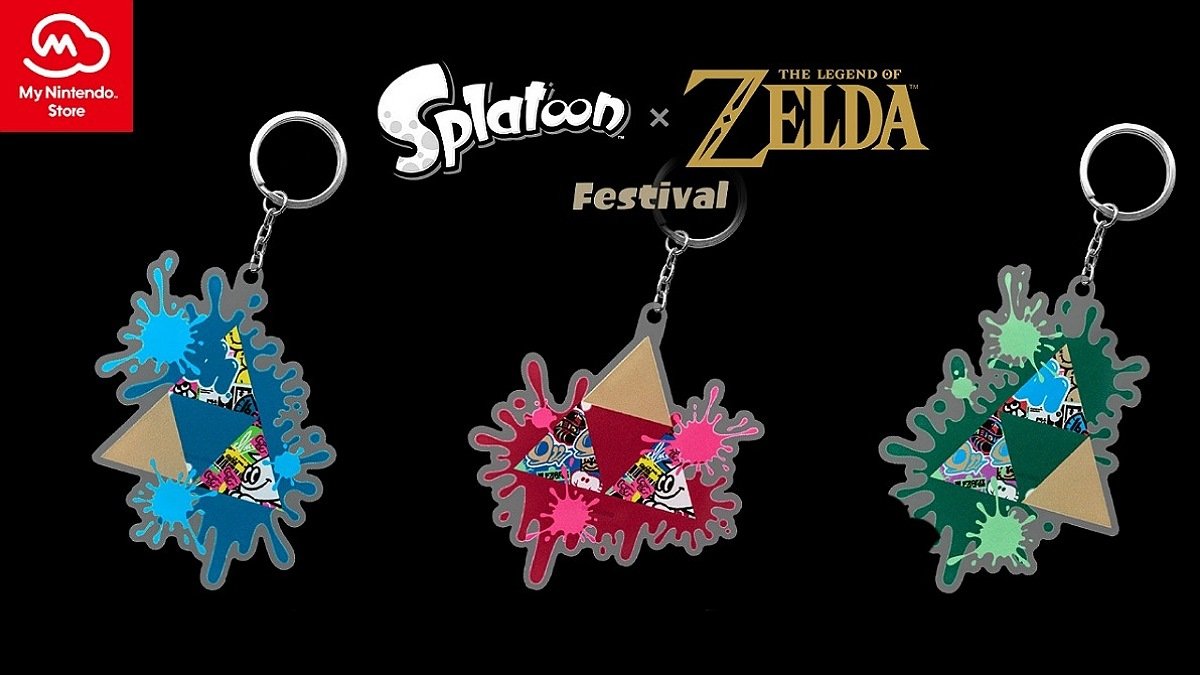 My Nintendo Store: disponibili i portachiavi dello Splatfest Splatoon x The Legend of Zelda con i punti di platino