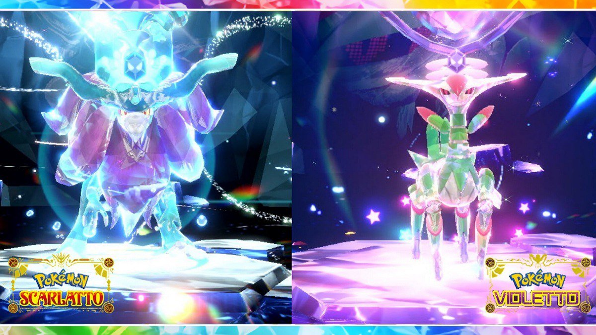 Pokémon Scarlatto e Violetto: riapparsi Acquecrespe e Fogliaferrea nei Raid Teracristal