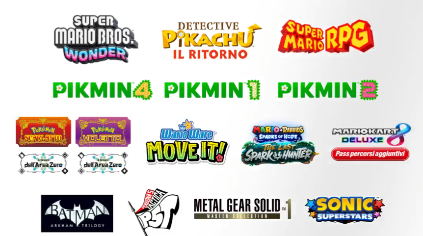 Nintendo riassume tutti i giochi del Nintendo Direct di giugno in un’immagine