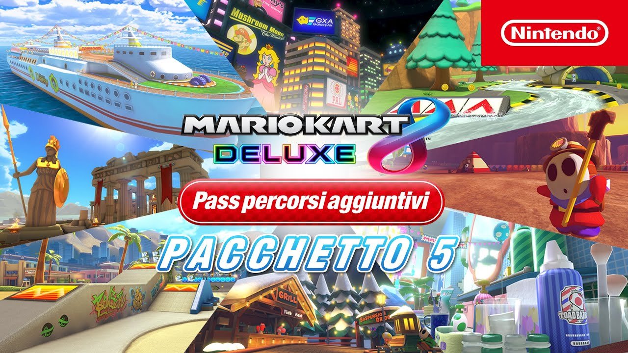 Pacchetto 5 di Mario Kart 8 Deluxe – Pass percorsi aggiuntivi: svelate data d’uscita e nuove piste