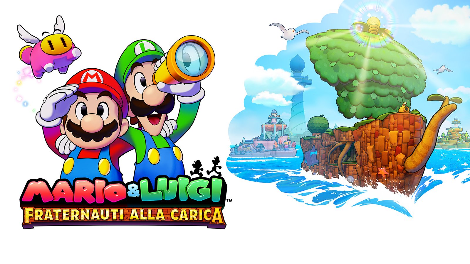 Mario & Luigi: Fraternauti alla carica da oggi disponibile su Nintendo Switch!