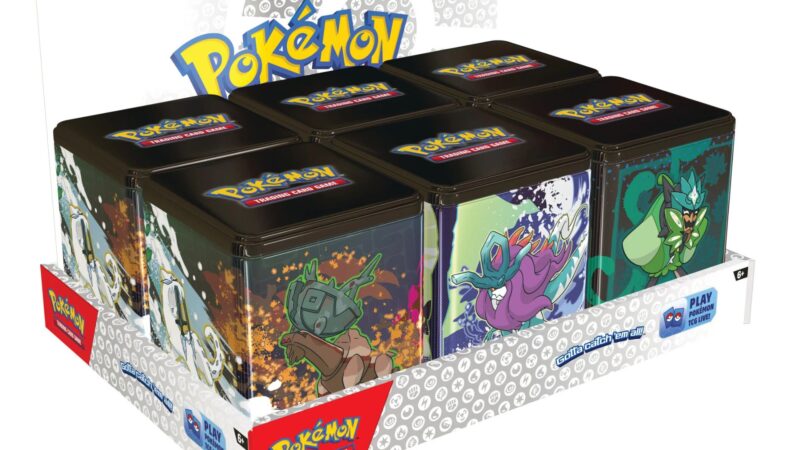 Stacking tin pokémon