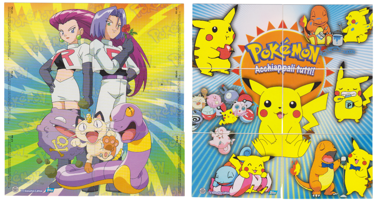Puzzle fronte-retro serie 3 topps