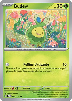 GCC Pokémon Budew Evoluzioni Prismatiche