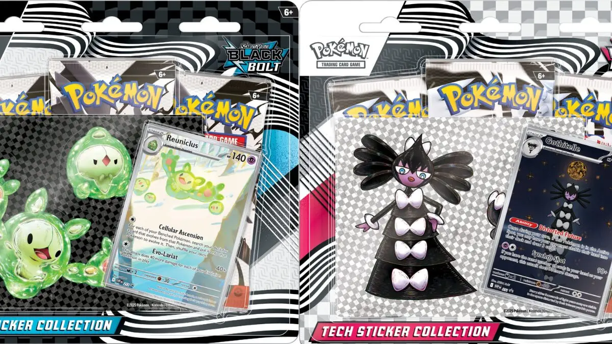GCC Pokémon Luce Nera e Fuoco Bianco: ecco rivelate le collezioni con stickers!