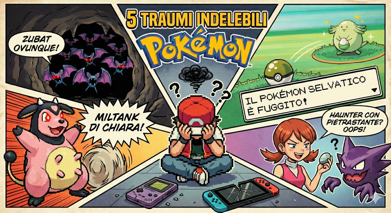 5 Traumi indelebili che ogni vero Allenatore Pokémon non ha mai superato (e mai supererà)