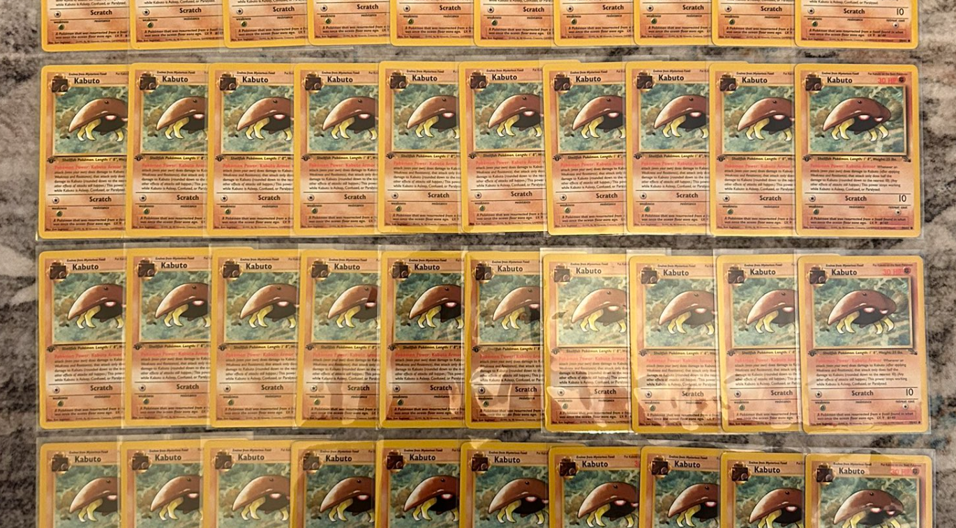 Kabuto King e la sua missione: collezionare tutti i Kabuto Fossil 1ª edizione del mondo
