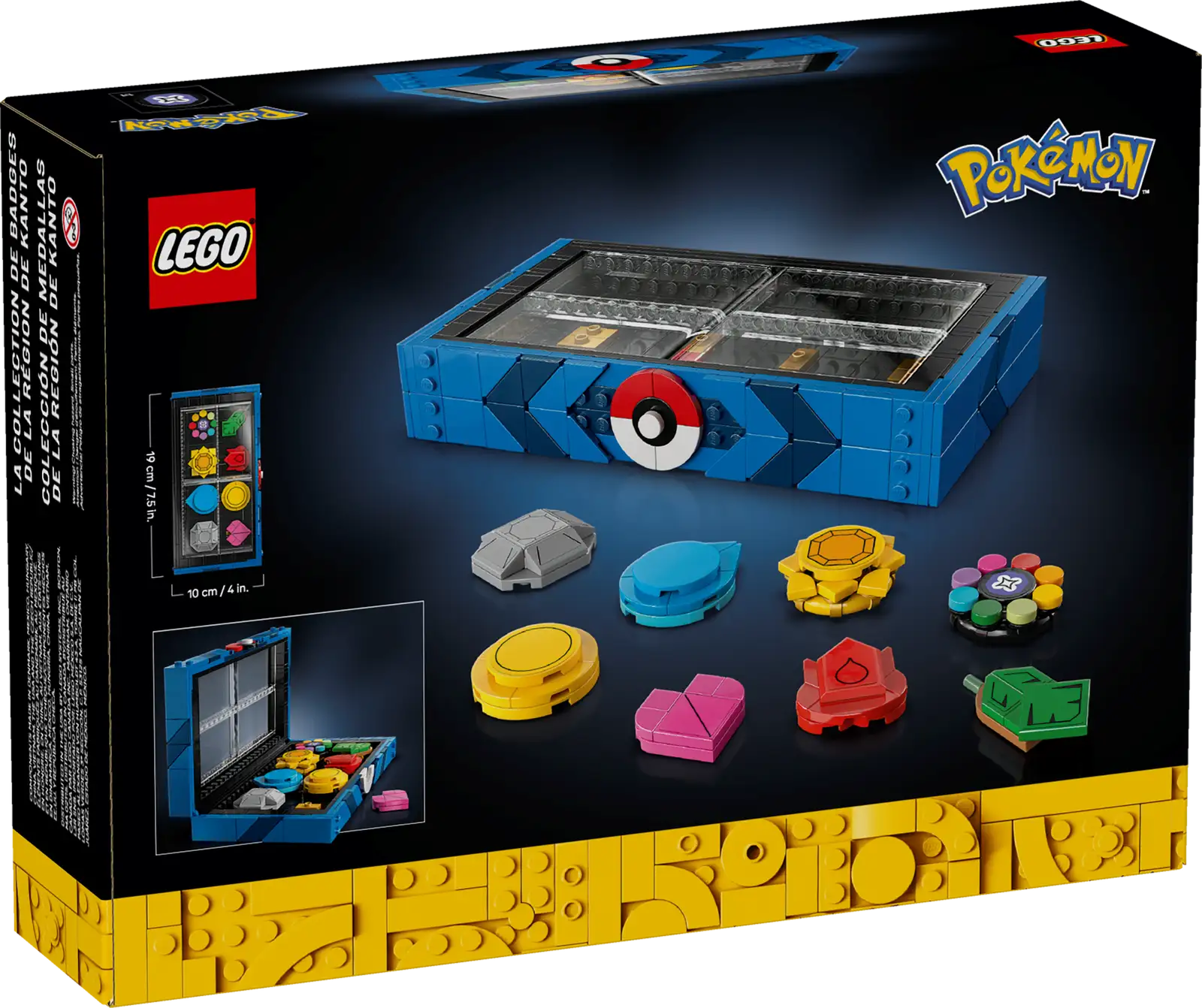 Lego Pokémon: svelato ufficialmente il primo set dedicato alle medaglie di Kanto